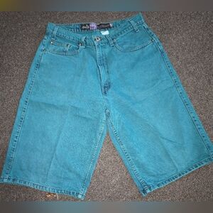 Vtg Teal Levis Denim Jorts